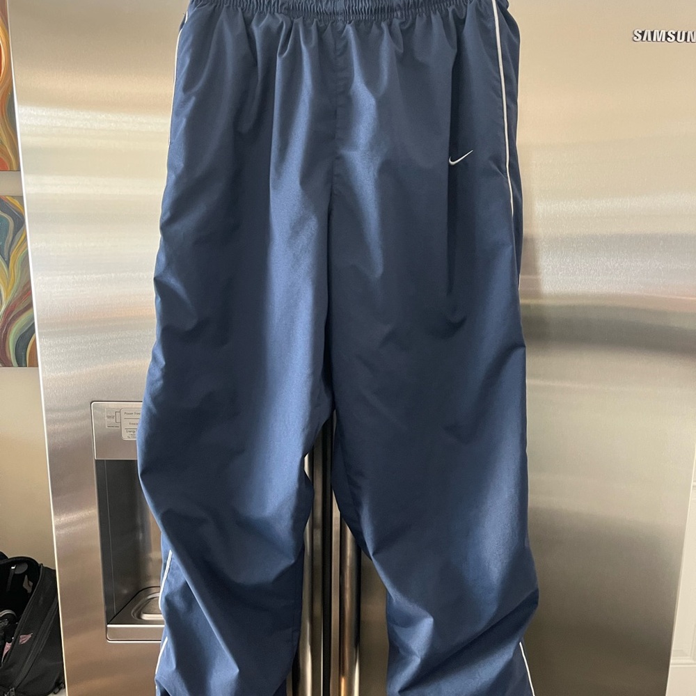 Nike Men's Navy Joggers with White Accents